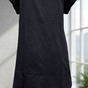 Black mini dress with sequined embellishments from Fantastic Fawn, featuring a fitted silhouette and stylish design.