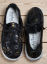Gypsy Jazz Jazzy Leopard Shoes featuring a bold leopard print design and stylish slip-on style for women.
