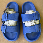 Roxoni slip-on sandals with cushioned soles and open-toe design, perfect for casual summer wear.