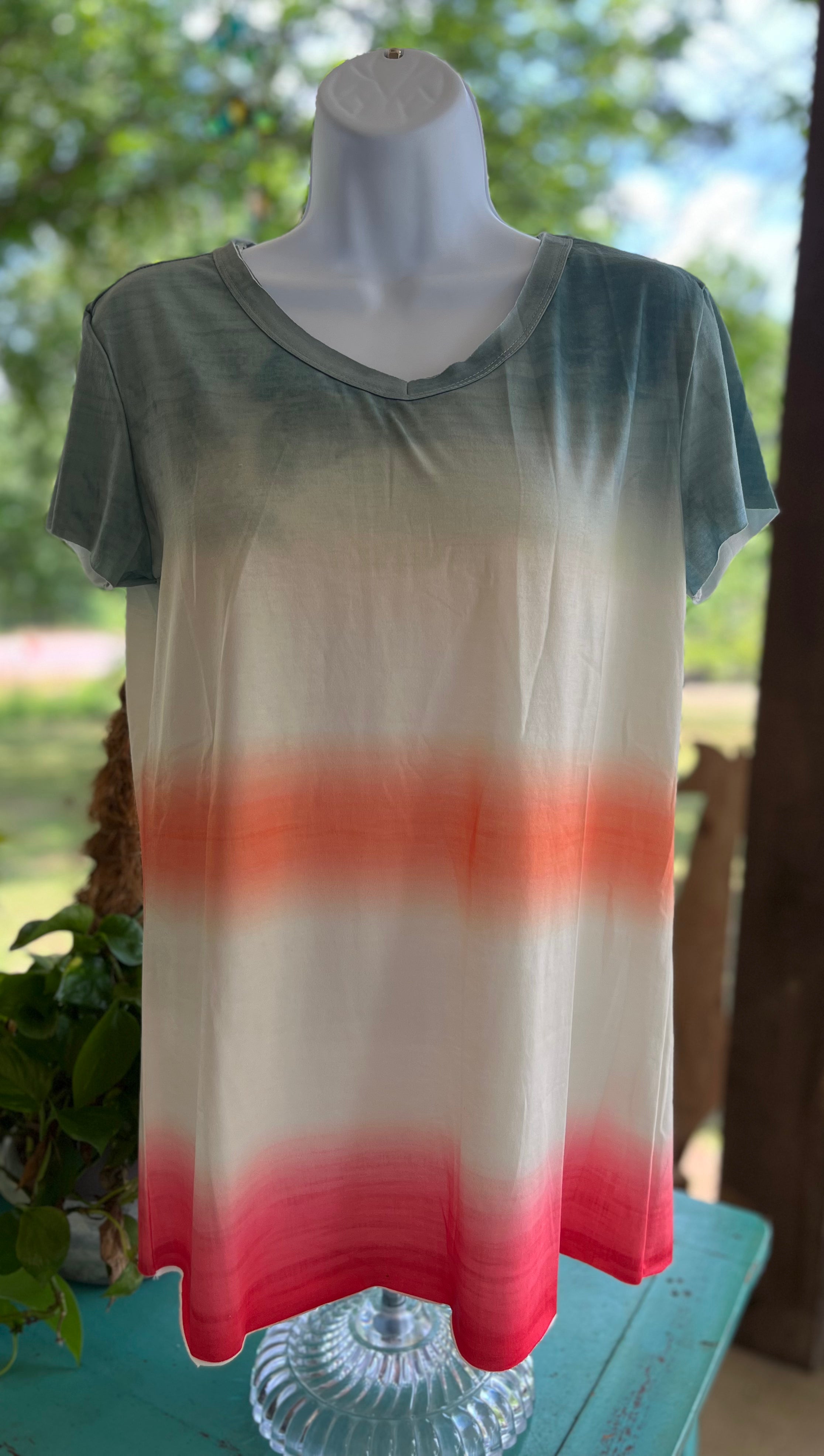 Colorful tie dye tee shirt from Shiying Fashion featuring vibrant swirl patterns and casual fit.