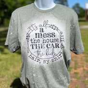 White bleached cotton T-shirt from Southern Backroad Tees with 