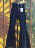 KanCan brand. These stretchy super flare jeans feature a wide hem height, hidden waist band with exposed button fly.   $32