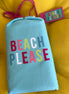 Katydid Beach Please quick dry beach towel spread out on sandy shore with vibrant, tropical print perfect for beach days
