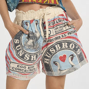 Kathmandu Imports mini shorts in a casual fit, featuring a comfortable waistband and stylish design, ideal for warm weather wear.