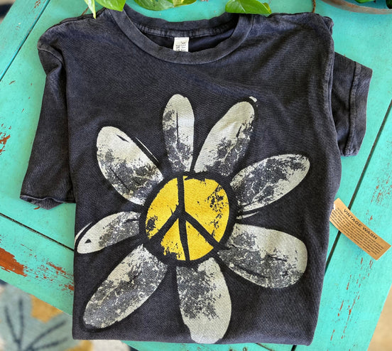 Dirty Daisy rag from One24 Rags featuring a colorful floral pattern on soft, durable fabric.