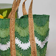 Green Wave Woven Tote Bag - OG Gilmore Girl 