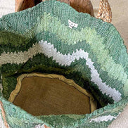 Green Wave Woven Tote Bag - OG Gilmore Girl 