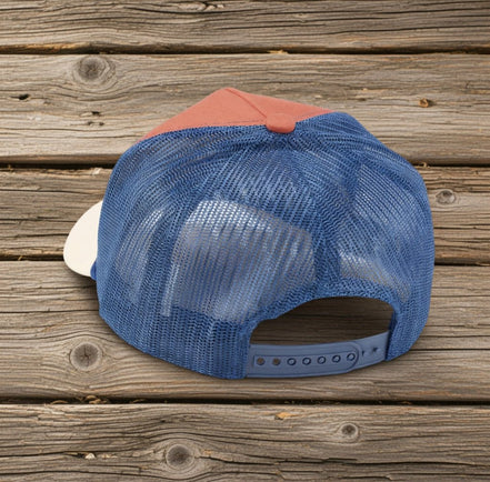 Questionables Not Bossy Trucker Hat with mesh back and curved brim, casual fashion accessory for outdoor wear.
