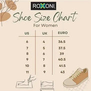 Roxoni denim strap sandals featuring open-toe design and adjustable straps for a casual summer look.