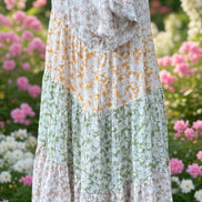 Floral print loose dress by Shopin La featuring a flowy design and vibrant floral pattern, perfect for casual or summer wear.