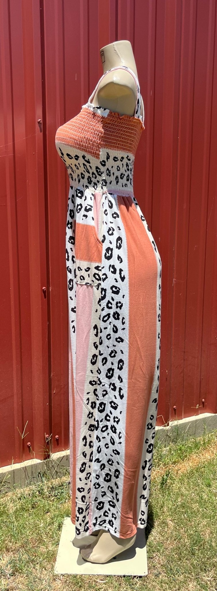 Vanilla Monkey animal print jumpsuit, stylish romper with bold animal pattern, perfect for casual or trendy outfits.