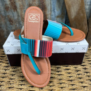 Miami Shoe Fiesta Flats, stylish women's slip-on shoes with colorful pattern and comfortable flat soles.
