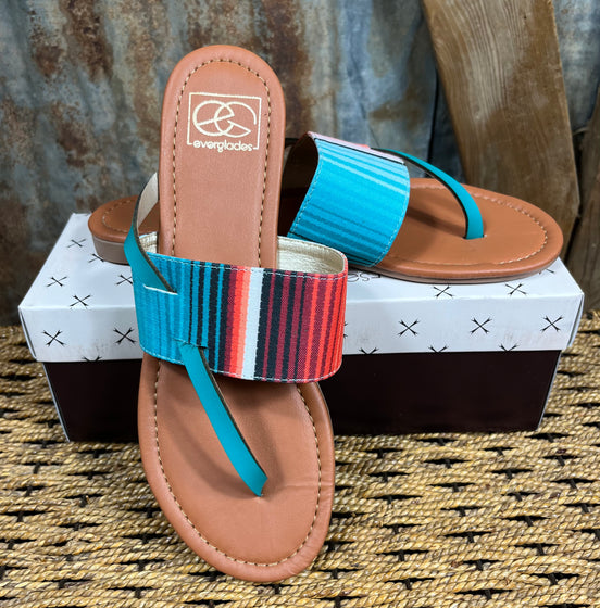 Miami Shoe Fiesta Flats, stylish women's slip-on shoes with colorful pattern and comfortable flat soles.