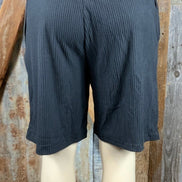 Mono B. brand. Black, knee length, ribbed, drawstring waist and pockets. S, M, L $15
